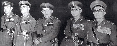 Members of the Greek military junta of 1967
